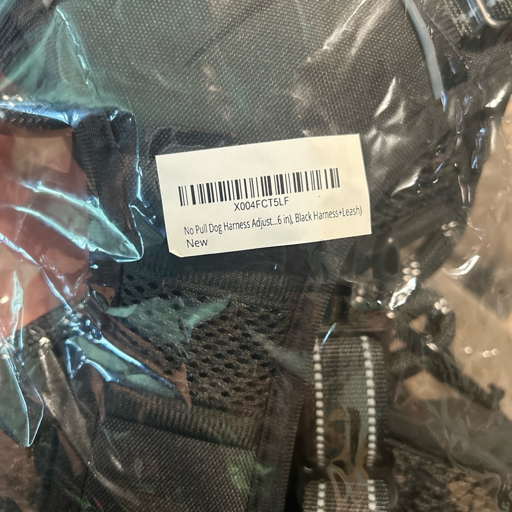 Black No Pull Dog Harness